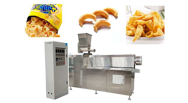 Puffed snack food production line - bugles