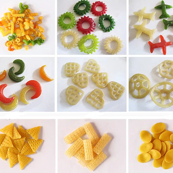 Production process of extruded snack food