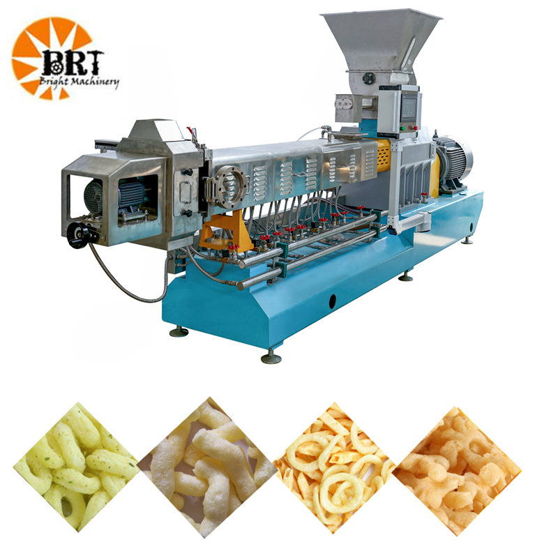he production of puffed foods