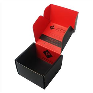 Embalagem de papelão preto fabricante da china para envio em movimento caixas de papelão ondulado