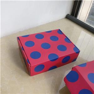 Изготовление на заказ E-каннелюры из гофрированного картона, почтовые ящики с красочным дизайном, картонная бумага, упаковочная гофрированная коробка