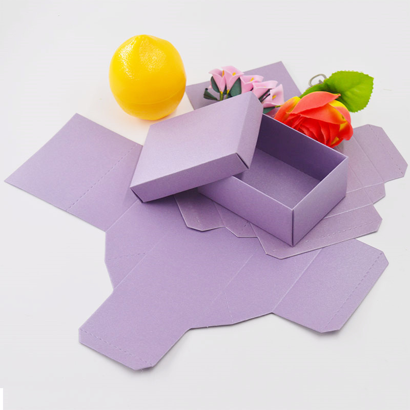 Purple Cardboard Packaging Box