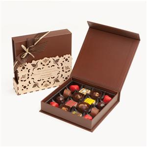 Fabricação de caixa de embalagem de chocolate de presente vazio de luxo