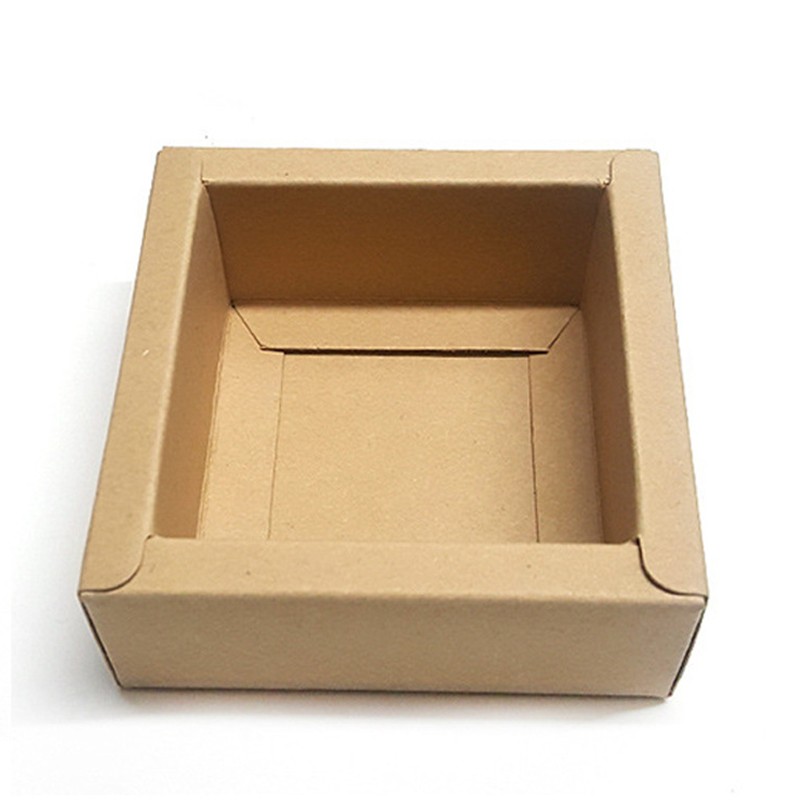 Китай Фабричная оптовая продажа Ручка для упаковки подарка на день рождения коробка дизайна клиента ящик подарочной упаковки крафт-бумага коричневая коробка, производитель