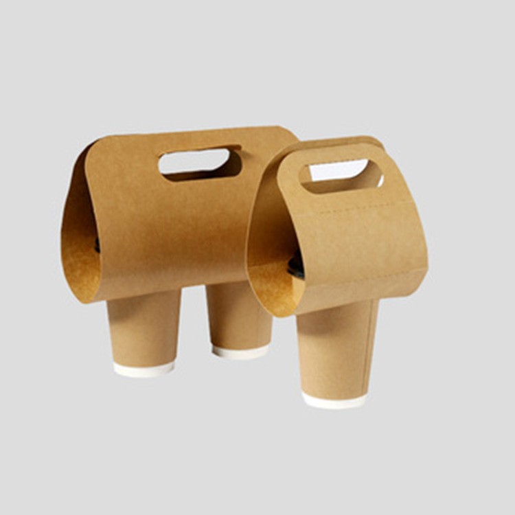 Китай Коробка держателя крафт-бумаги для кофейной чашки, производитель