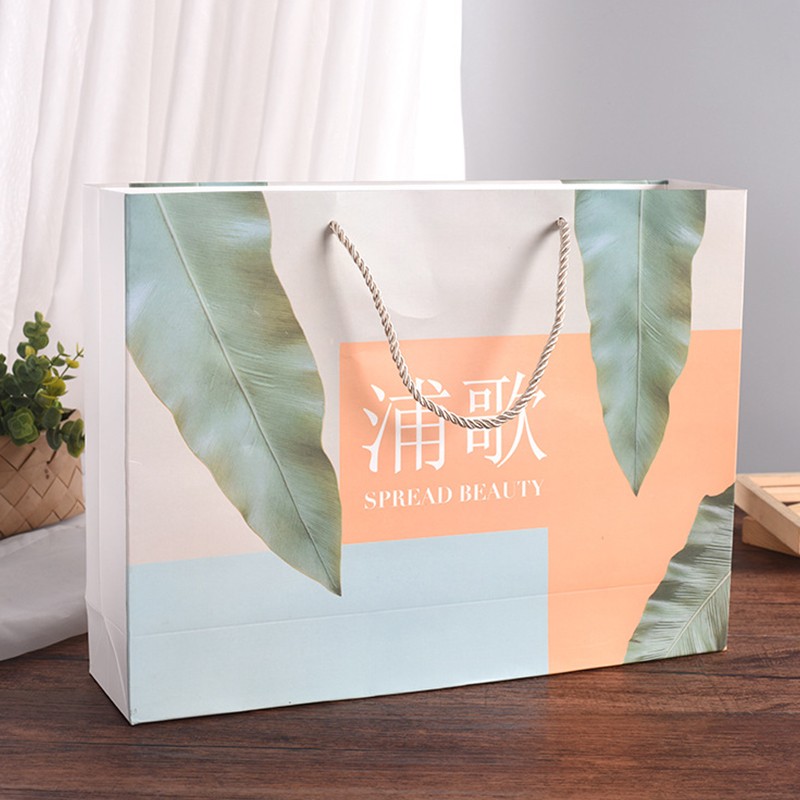 China Factory custom paper carrier bag with handle