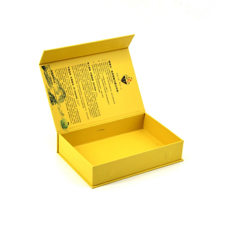 caja de embalaje de regalo de papel impreso imán personalizado al por mayor