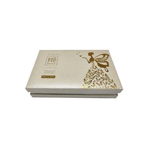 Custom printed paper boxes removeable lid rigid luxury party gift box