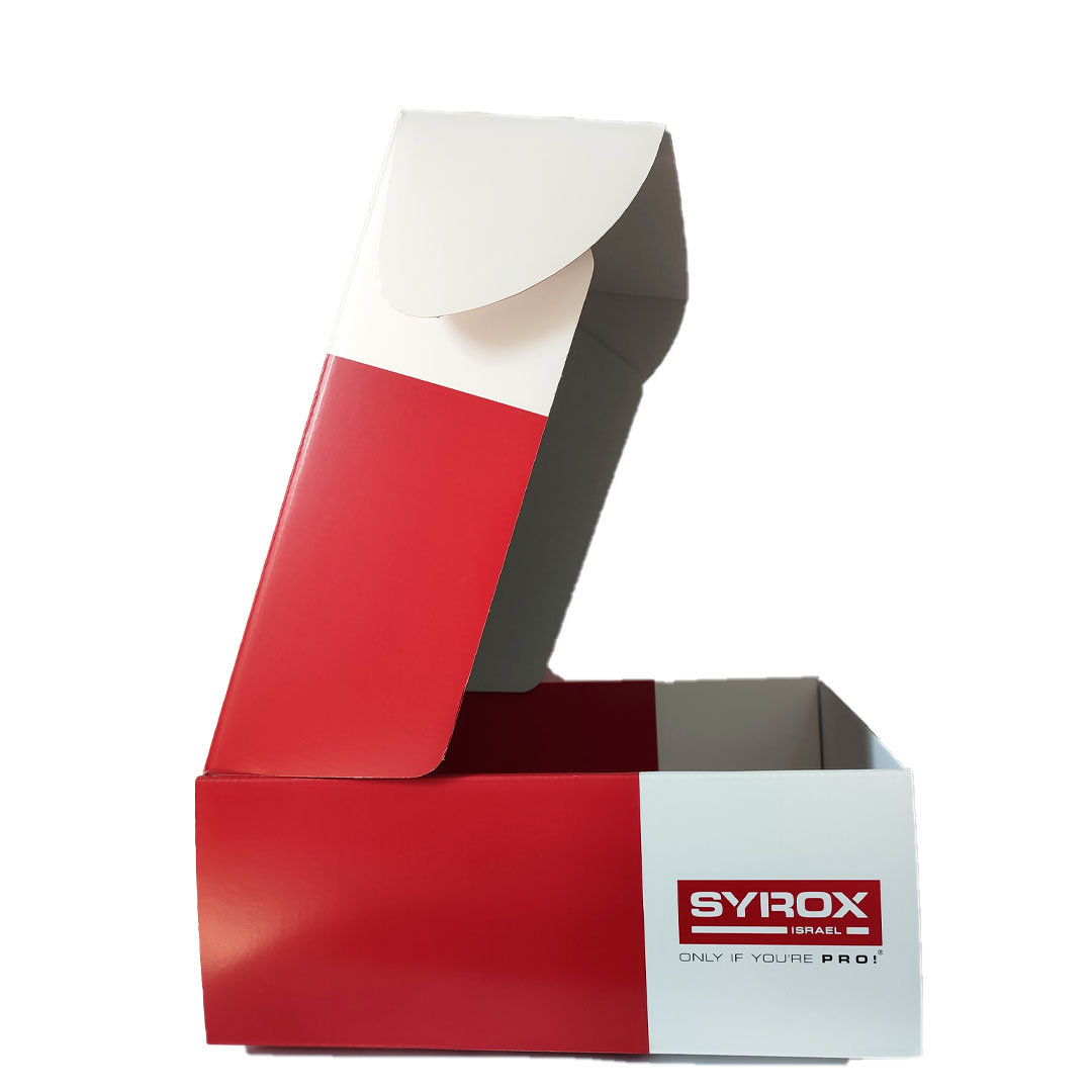 Corrugated Box with Red color Printing