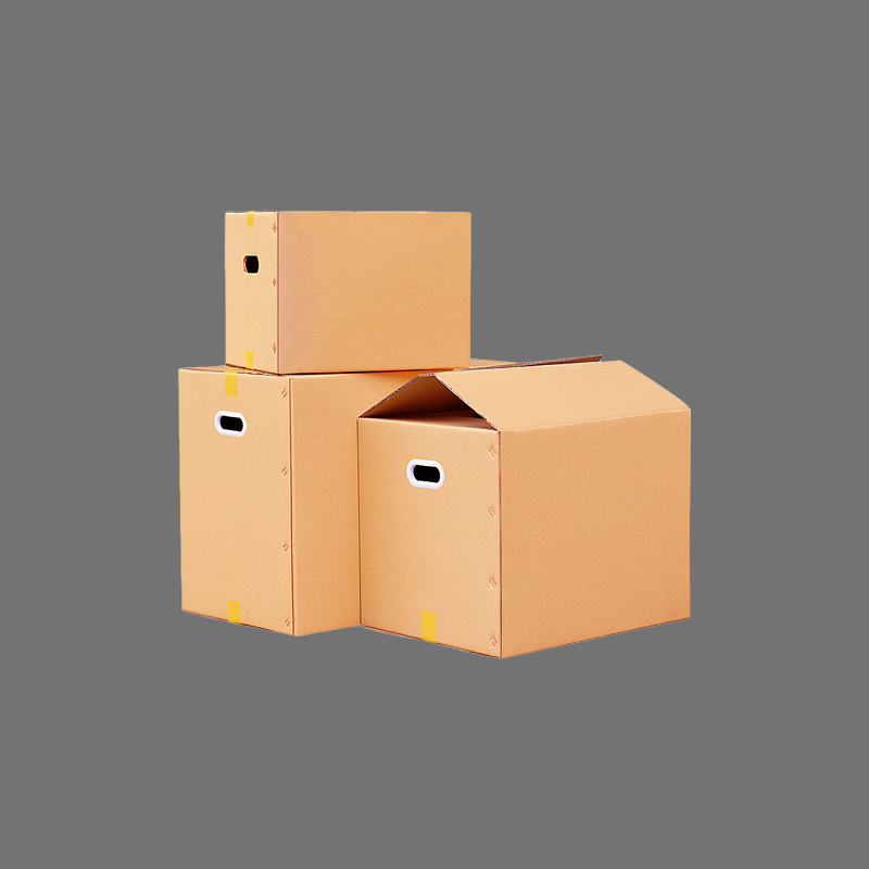 5 Ply B flute Corrugated Carton with handle on side strong Carton packaging