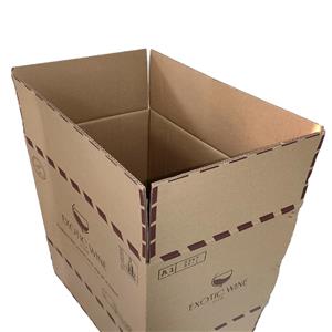 Картонная упаковка для пива Karft Paper B рифленый гофрокартон Транспортировочная коробка