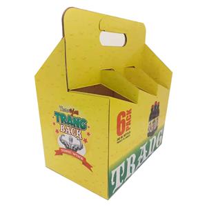 CMYK печат 6 опаковки Картонена кутия за бутилки
