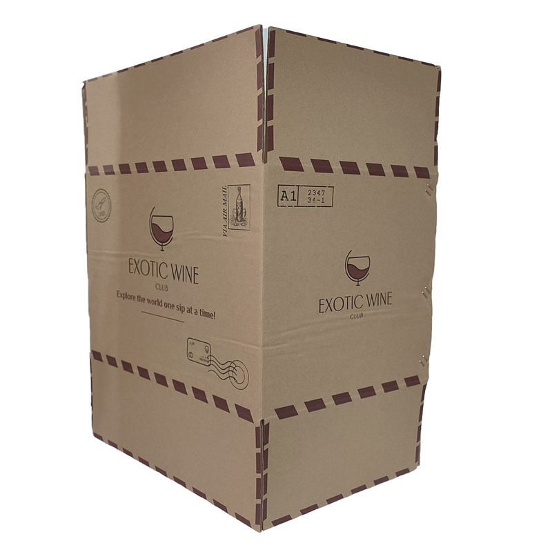Beer Carton Packaging Karft Paper B flute corrugated board Shipping carton