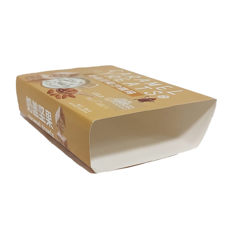Paper sleeve covering printing for food box