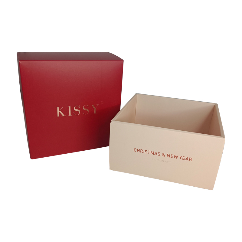 Red color printing paper box drawer paper packaging