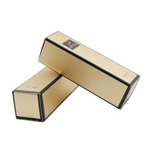 קופסת אריזת שפתון בהדפסה בצבע זהב
