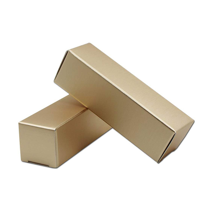 Gold paper lip stick paper box