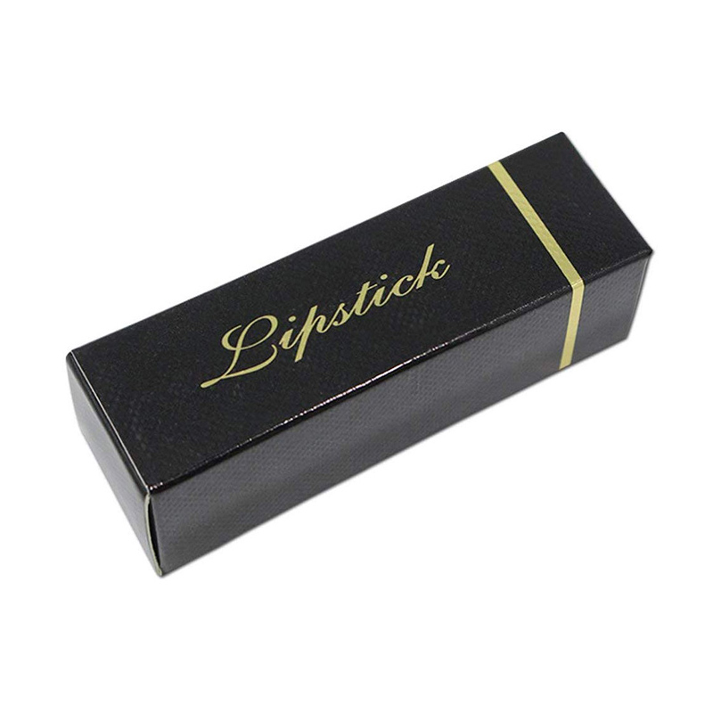 Black color paper box for lip stick
