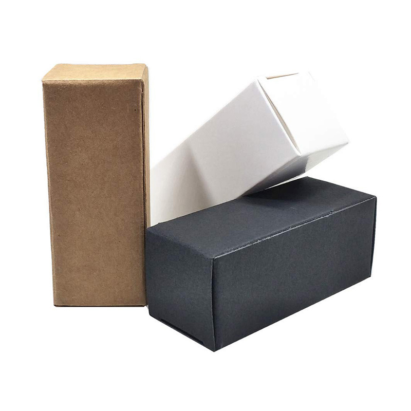 Black color paper box