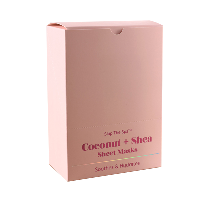 Face mask paper box packaging with logo printing