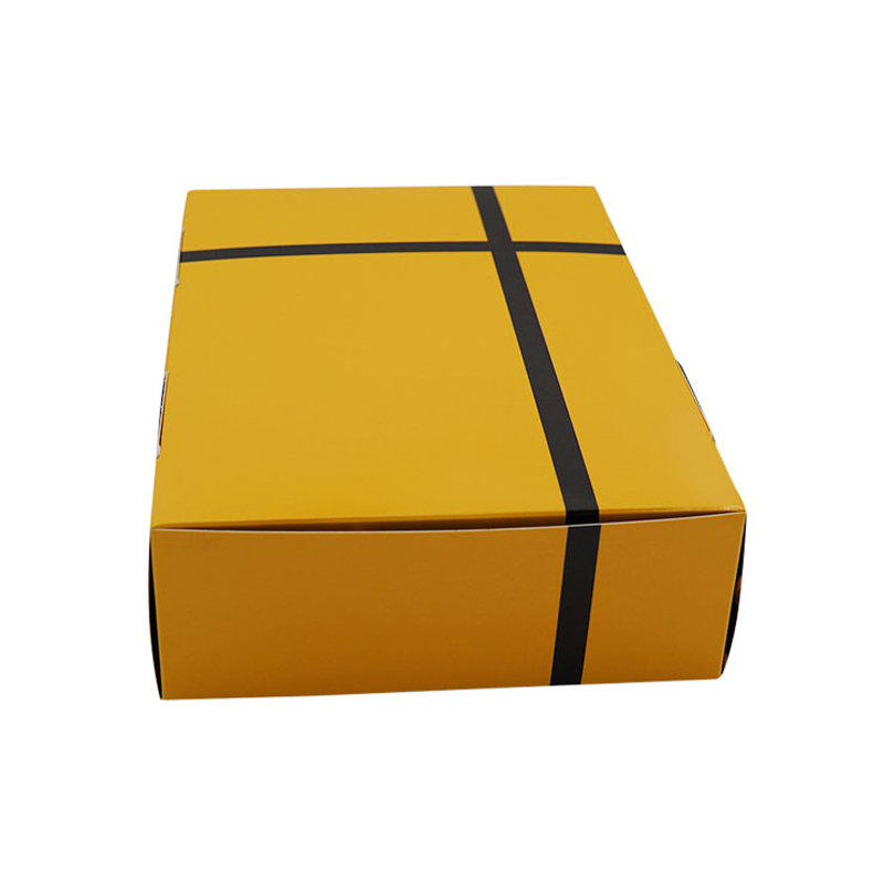 Yellow color paper box Tuck end close paper box double sides printing