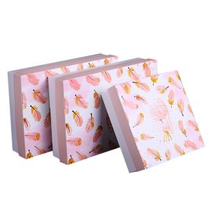 Two pieces lid and basic paper packaging box