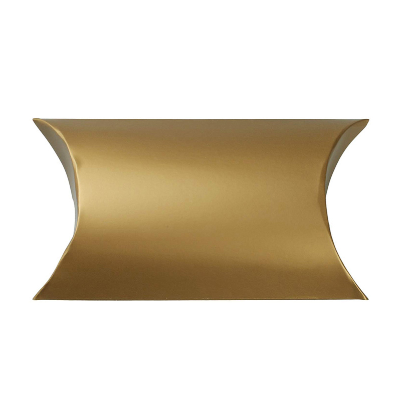 Gold color packaging box pillow box