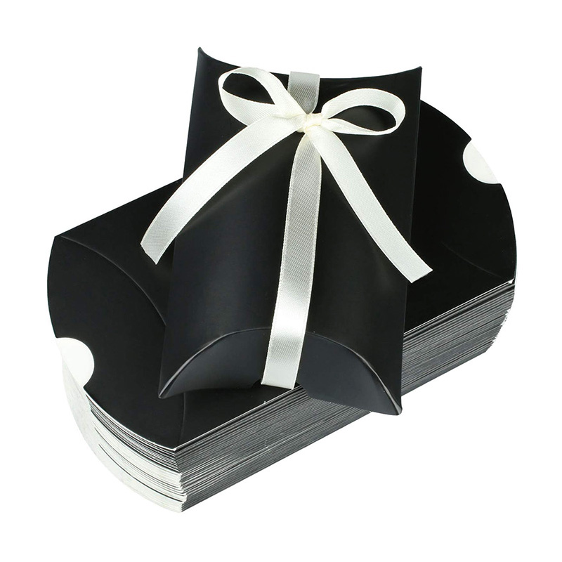 Pillow paper box for candy and gift
