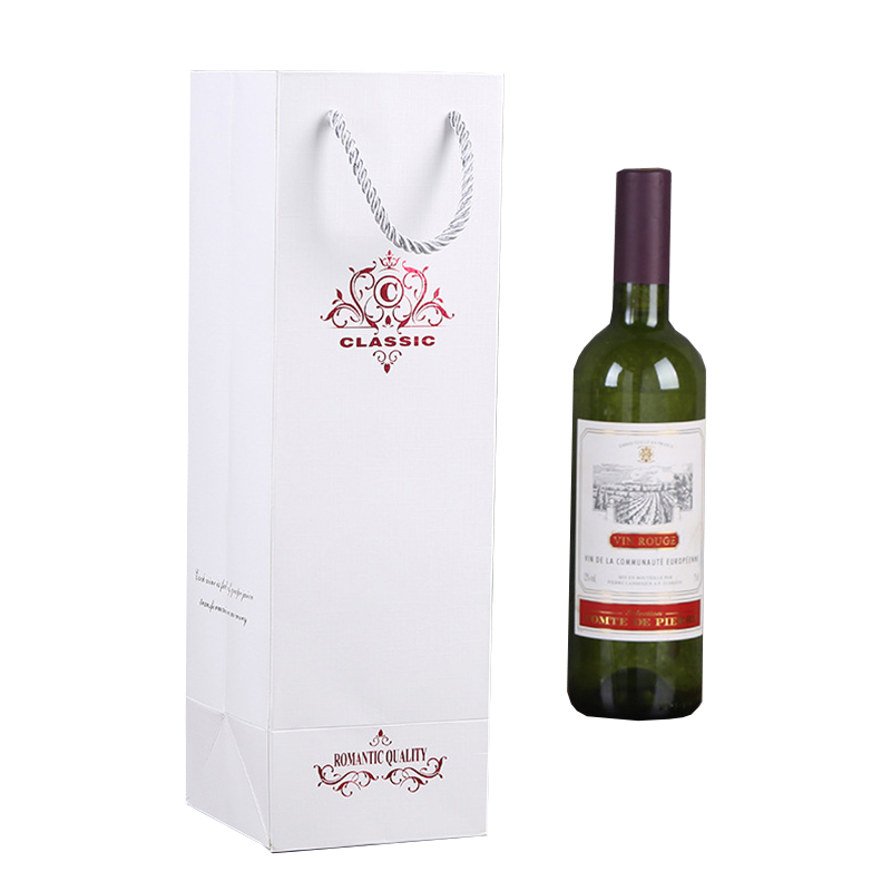 Wine paper box and wine paper bag