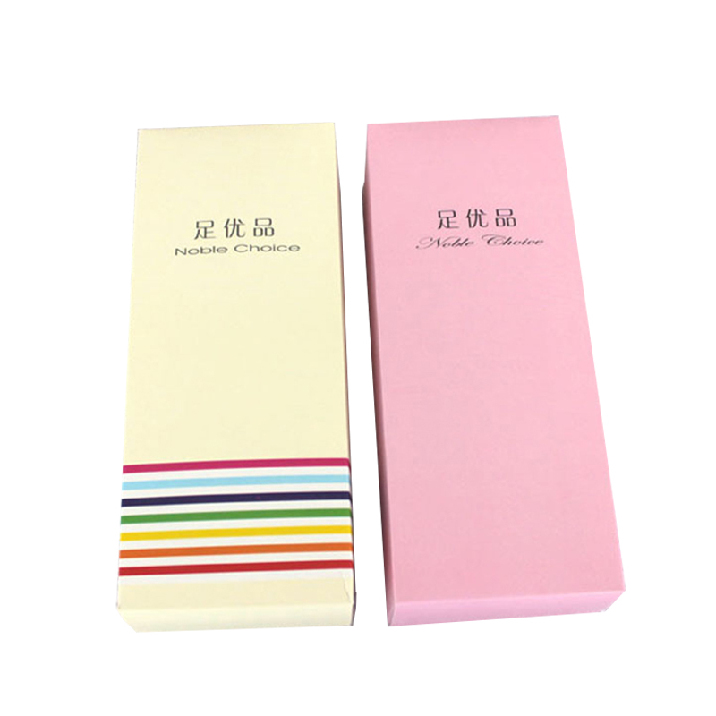 Socks packaging paper box with color printing