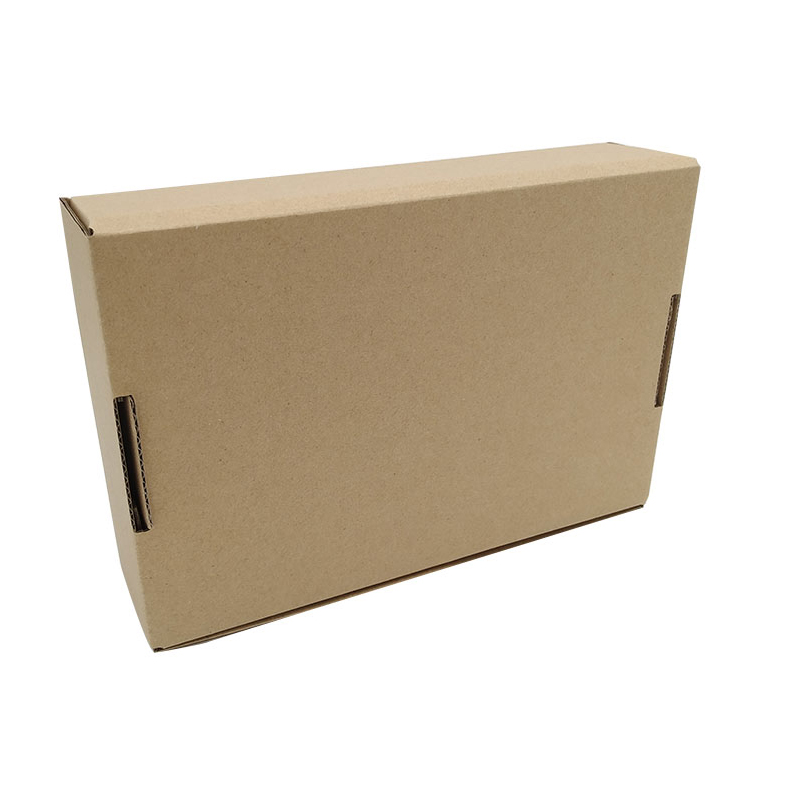 Plain no printing kraft paper corrugated postal box