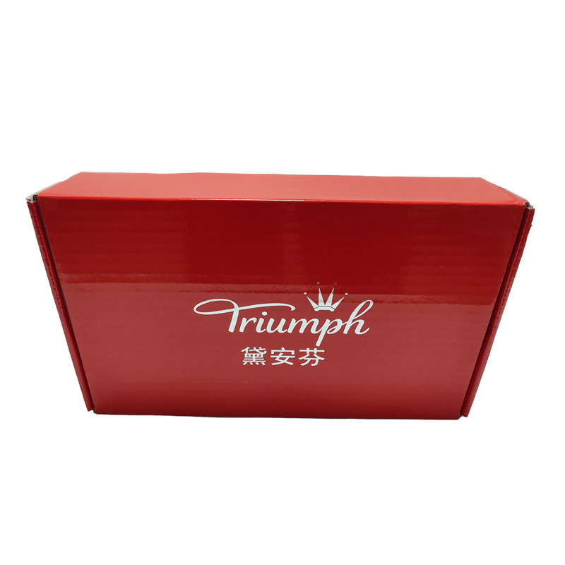 Red color printing box