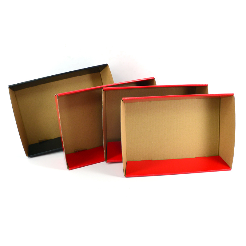 Corrugated board foldable box Products display box fruit display box