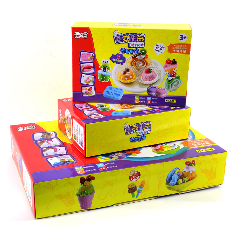 Wellpappförpackning för leksakspapperskåp för barnprodukter