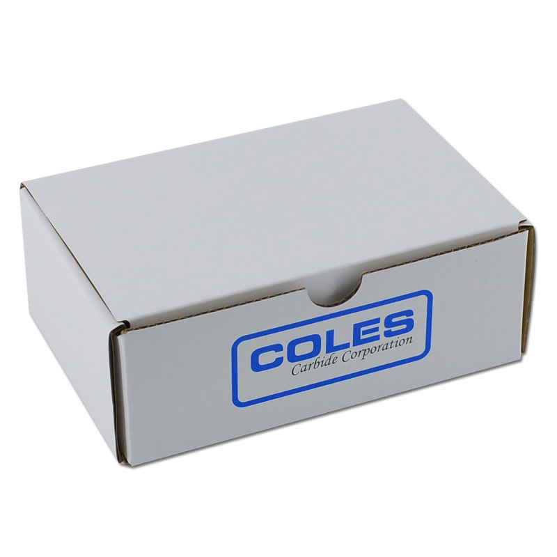 White color corrugated paper box with logo printing