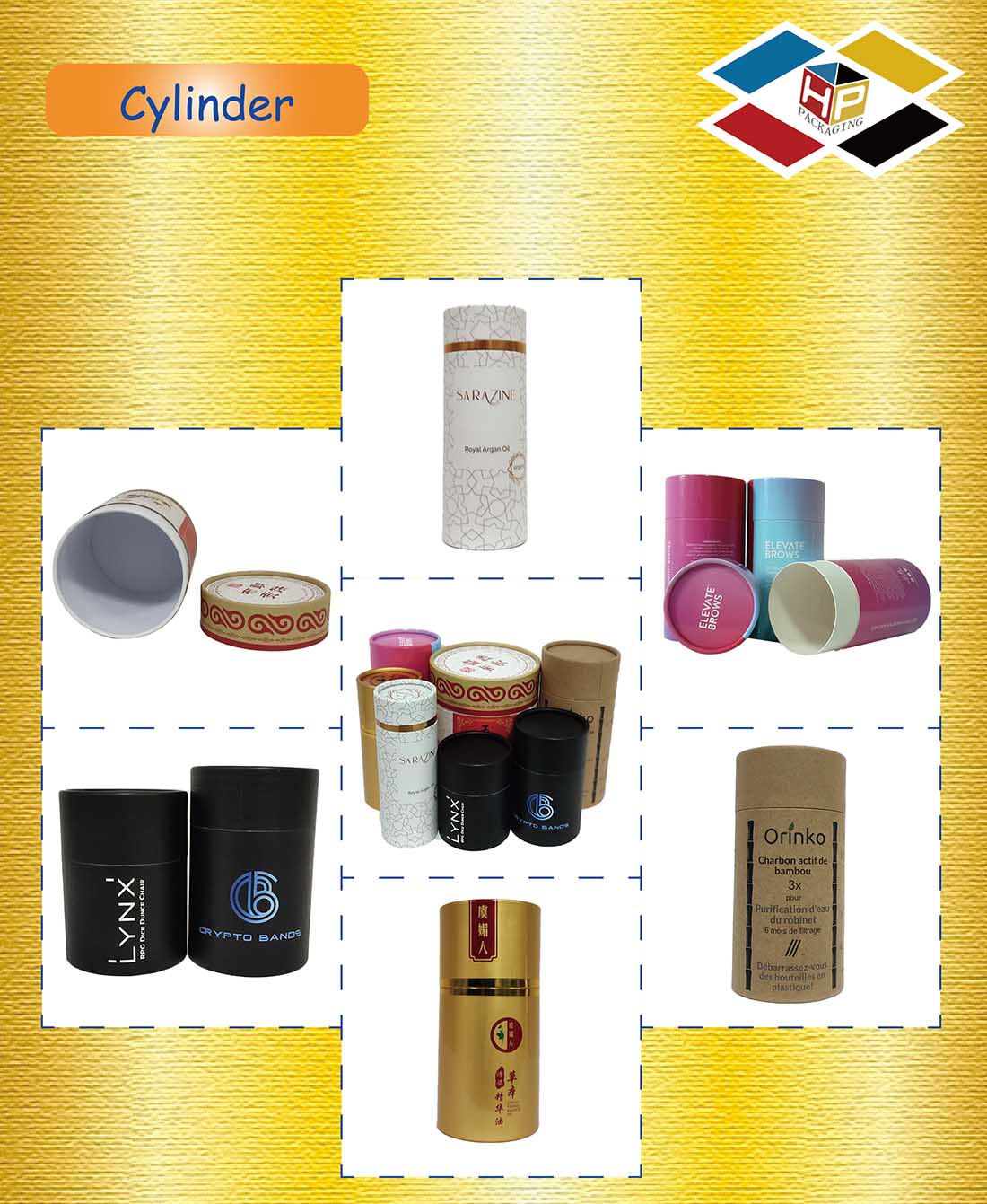 paper tube with logo printing