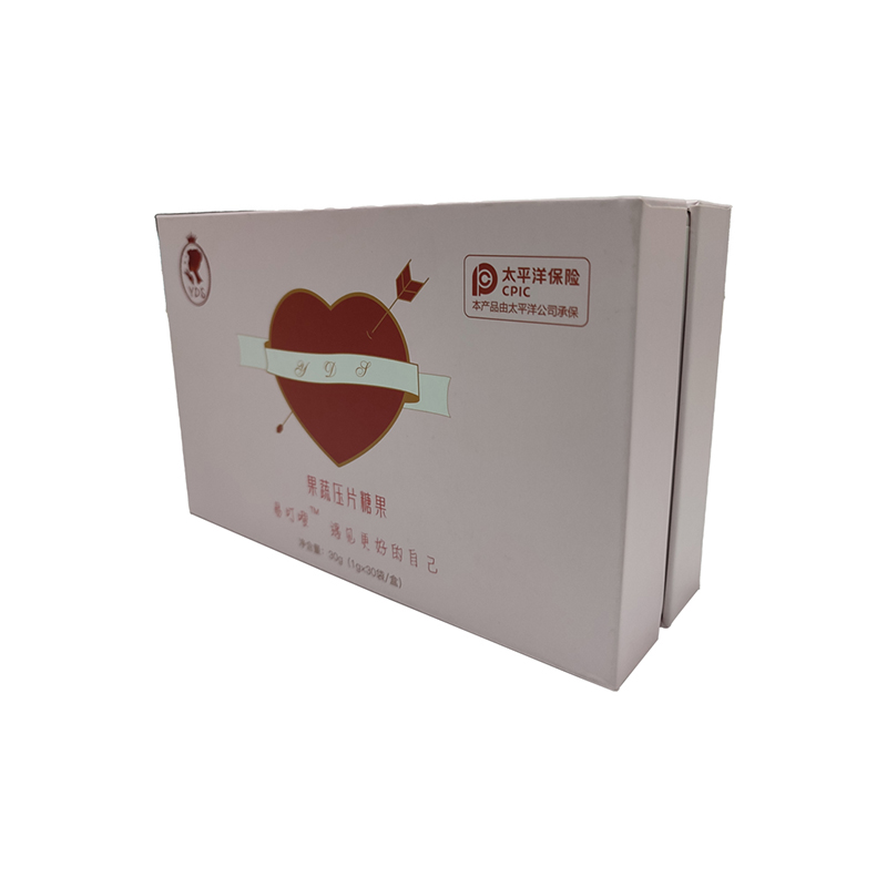 Two pieces packaging cosmetic pink color paper box