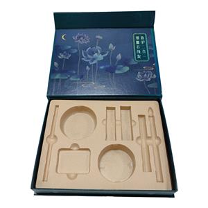 UV printing cosmetic gift box with plastic blister