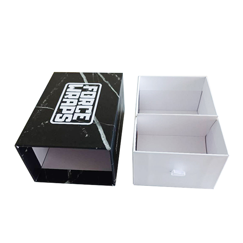 Sleeve and tray sliding gift box for cosmetic and gift
