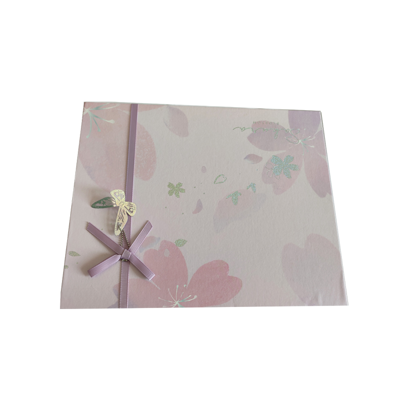 Packaging Lid And Bottom Box Pink Gift Luxury Paper Packing Cardboard Boxes