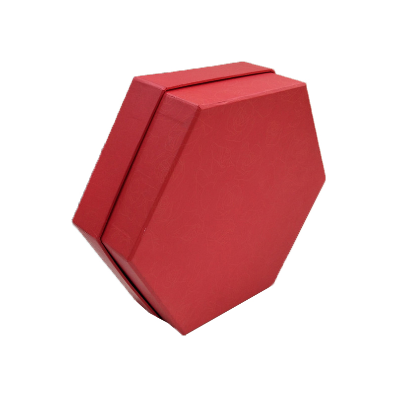 Lid and bottom Hexagon gift box