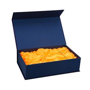 Персонализирани картонени опаковки със син магнитен капак Опаковка за здравни продукти