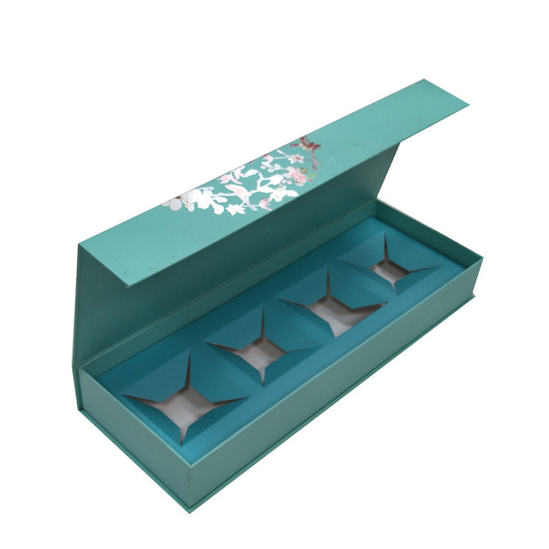 קופסה מגנטית מתנה קשיחה ויפה עם מחיצת נייר