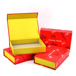 खाद्य चुंबकीय उपहार बॉक्स के लिए लाल रंग मुद्रण अवकाश उपहार पैकेजिंग