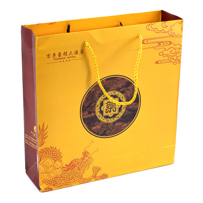 Mooncake paper box packaging paper bag with LOGO Printing and foil stamping