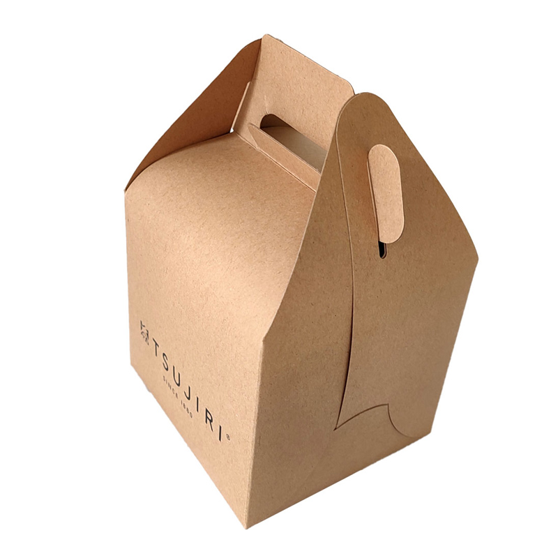 Cup cake packaging box kraft paper box for small cake Children cake