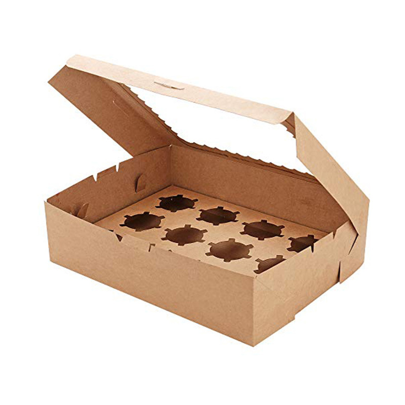 Sweet packaging box desert paper box small cake kraft paper box