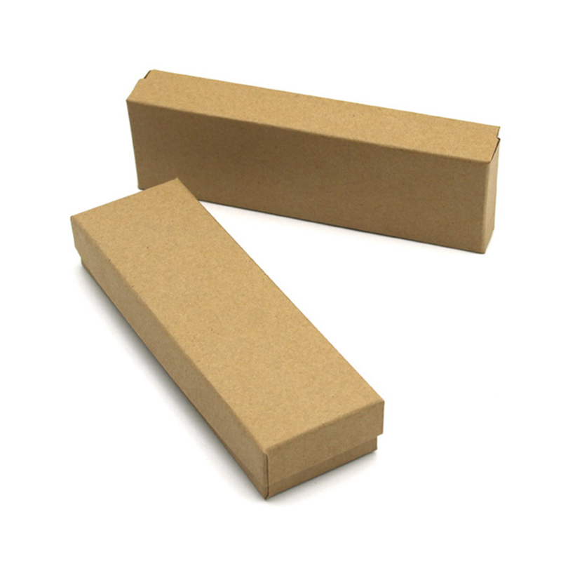 Kraft paper rigid box for jewelry packaging with foam
