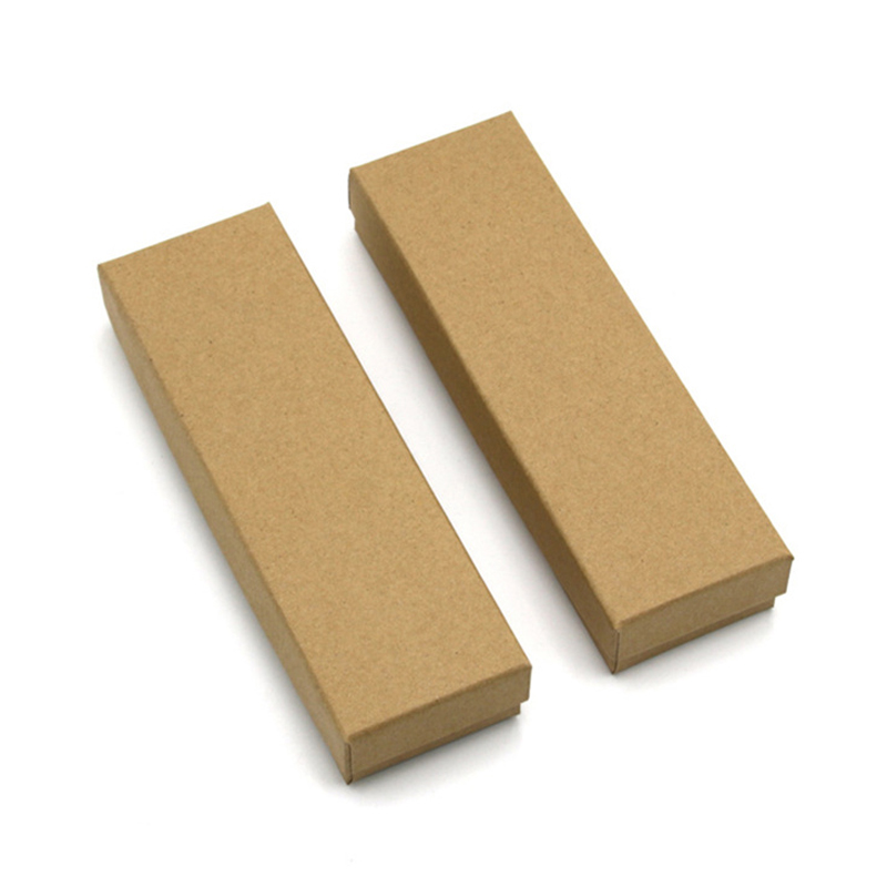 Kraft paper rigid box for jewelry packaging with foam
