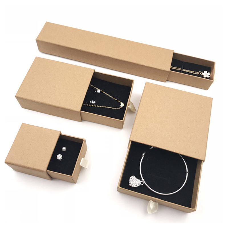 Different size Jewelry packaging cardboard box with foam insert